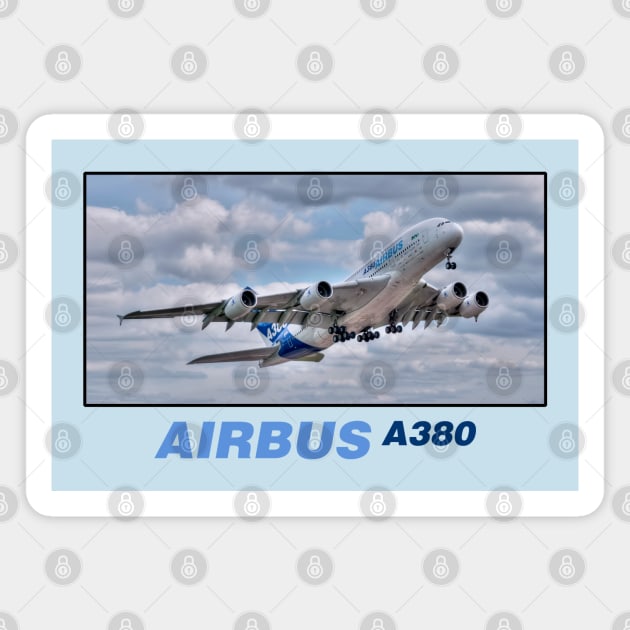 Airbus A380 - Take Off Magnet by SteveHClark